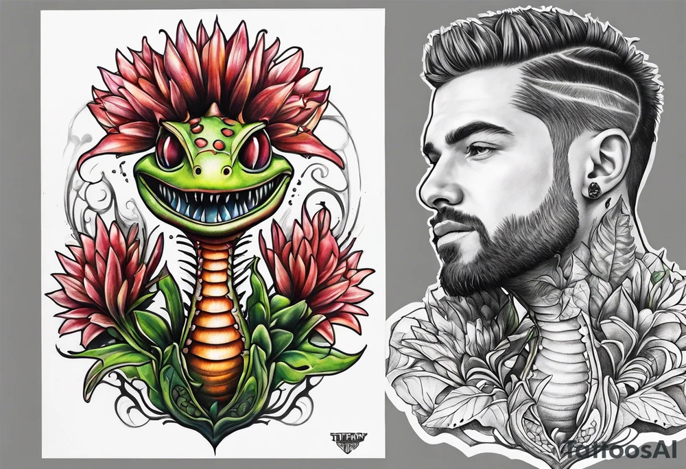 flytrap tattoo idea