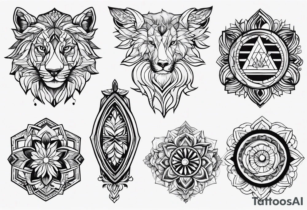 рукав  на предплечье tattoo idea