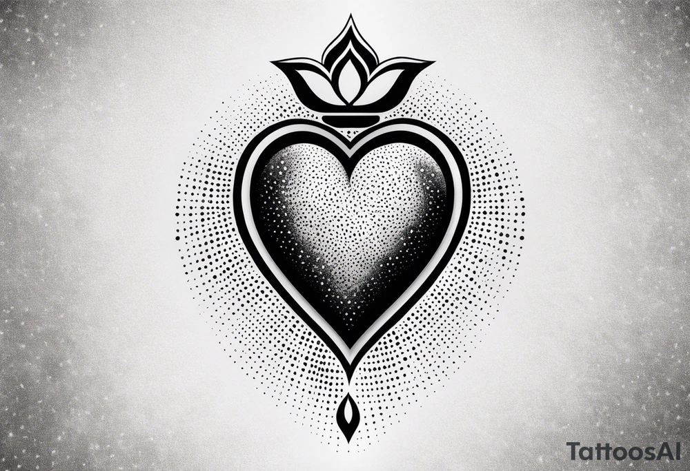sacred heart tattoo idea