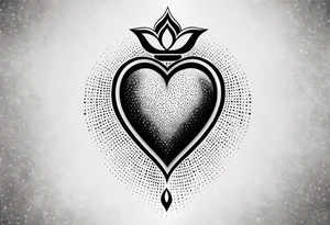 sacred heart tattoo idea