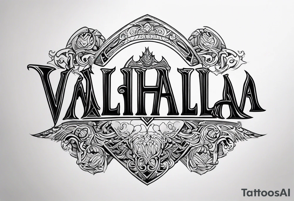 Valhalla tattoo idea