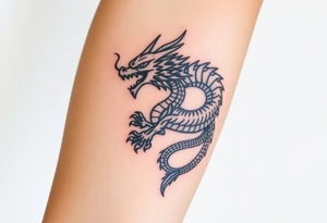 Aztec dragon tattoo idea