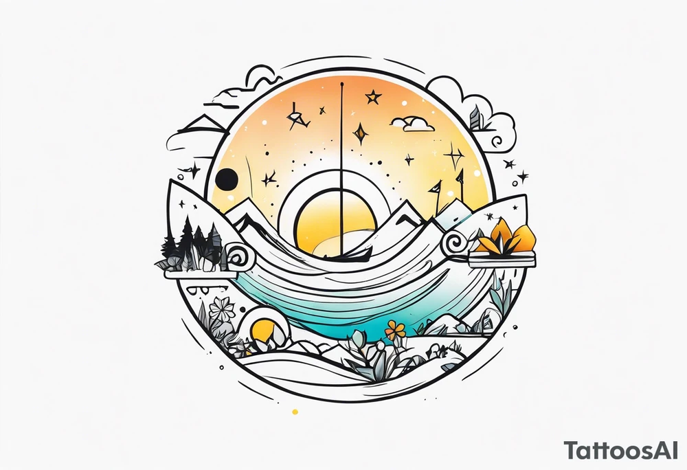 focus on happy things tattoo idea