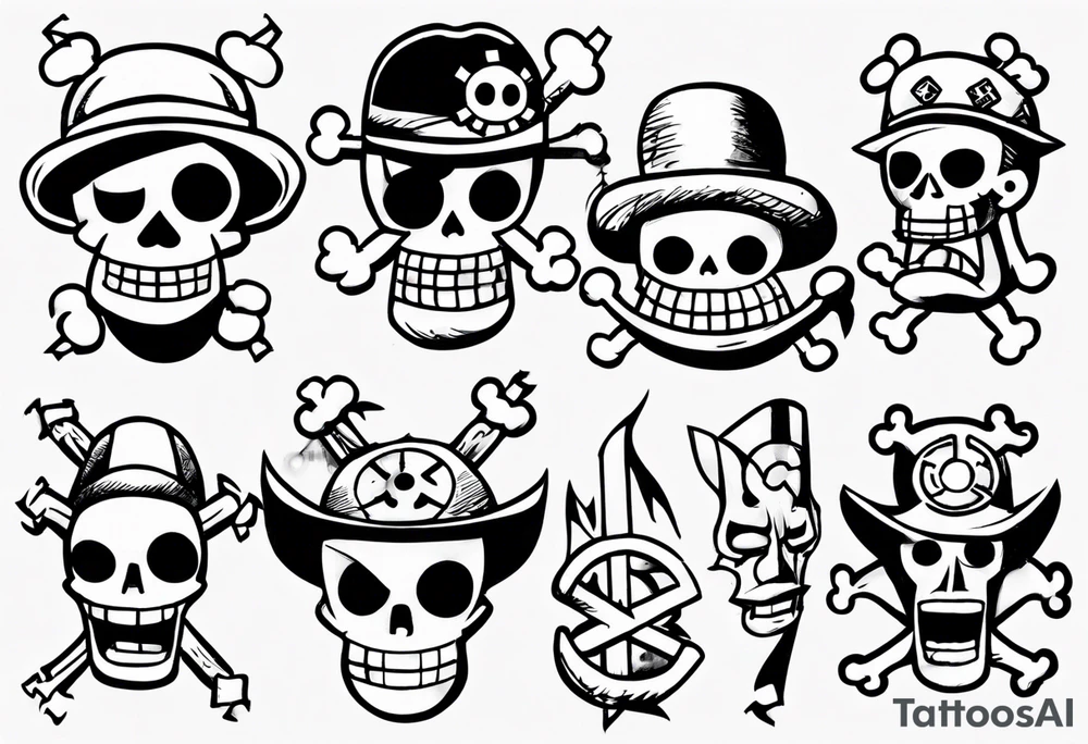one piece manga tattoo tattoo idea