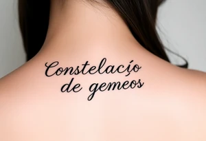Constelação de gemeos tattoo idea