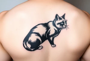 Black Cat tattoo idea