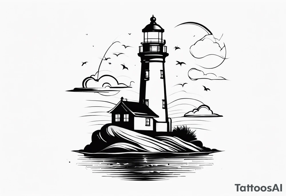 Lighthouse tattoo idea
