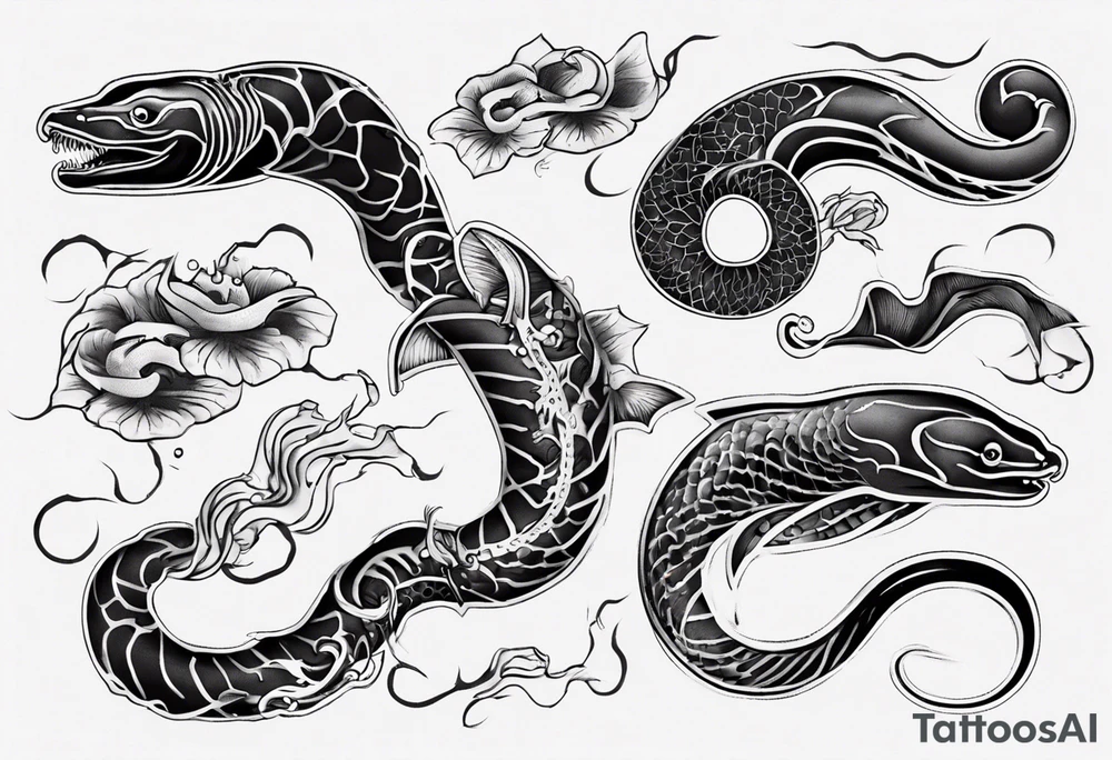 Electric eel tattoo idea