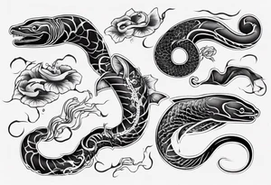 Electric eel tattoo idea