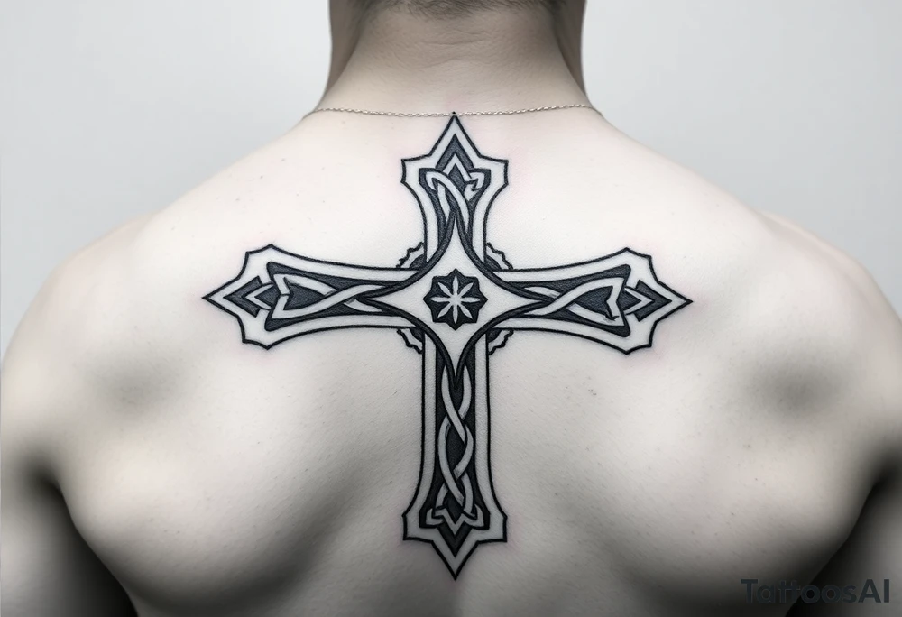 Celtic cross with Jeremiah 29:11 tattoo idea
