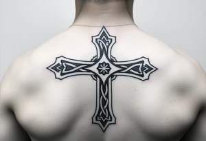 Celtic cross with Jeremiah 29:11 tattoo idea