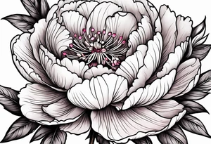 peony tattoo tattoo idea