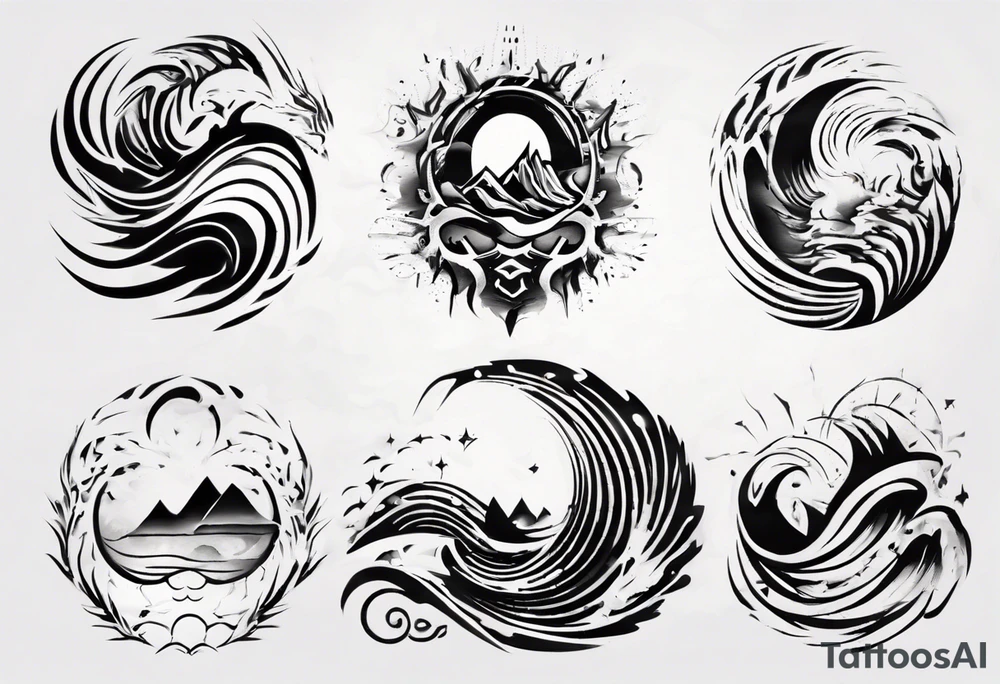 God is in the soundwaves tattoo idea