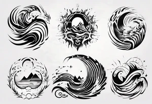 God is in the soundwaves tattoo idea