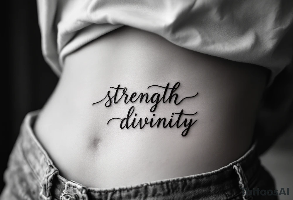 STRENGTH
DIVINITY tattoo idea
