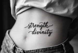 STRENGTH
DIVINITY tattoo idea