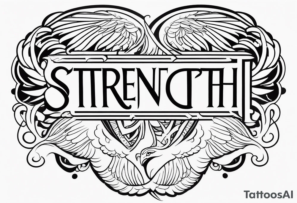 strength, pisces, phoenix, small, nuanced, positive tattoo idea strength, pisces, phoenix, small, nuanced, positive tattoo idea