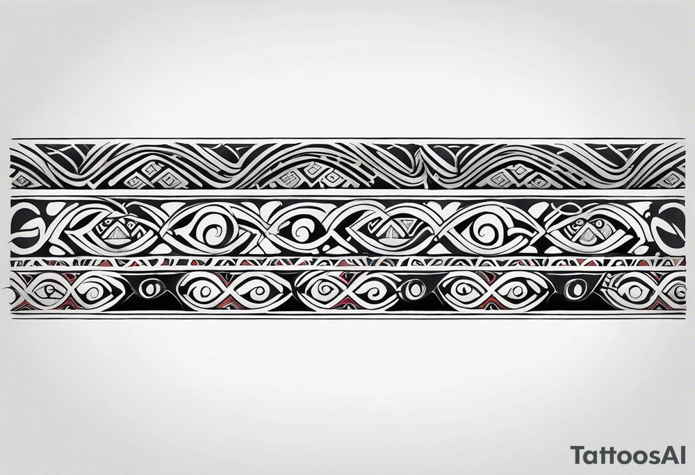 maori band for around an arm tattoo idea