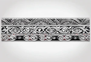 maori band for around an arm tattoo idea