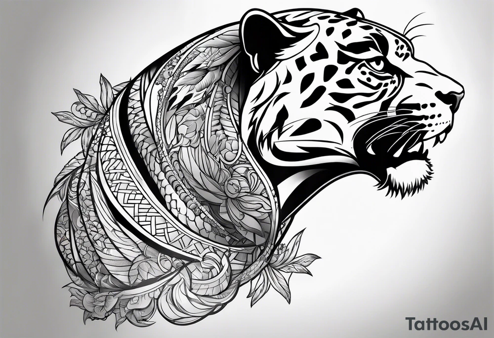 Panther in New York tattoo idea