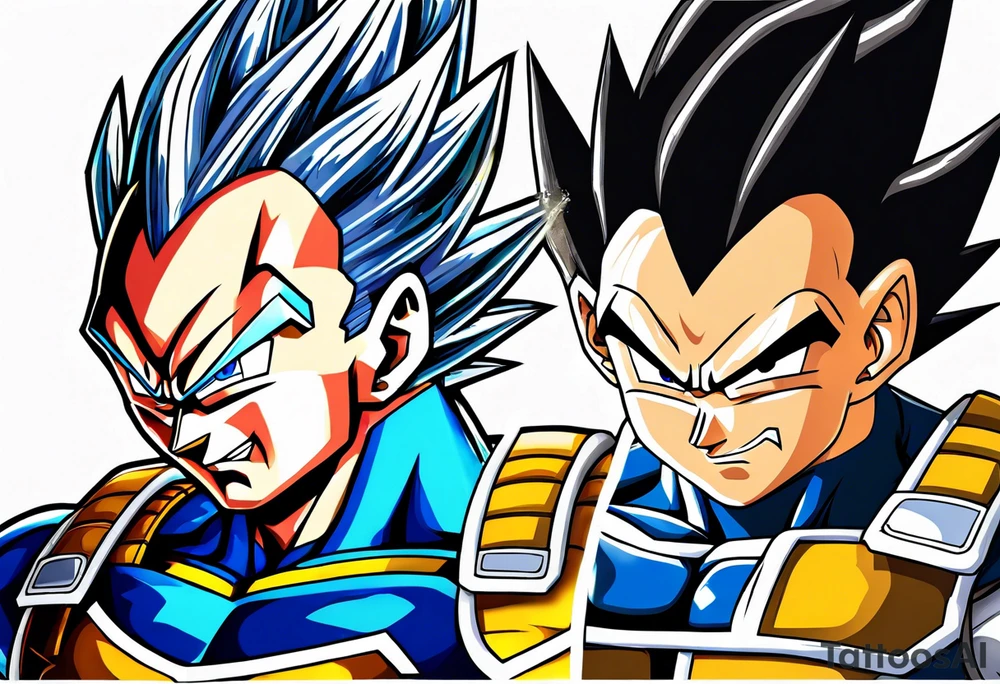 vegeta tattoo idea