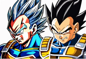 vegeta tattoo idea