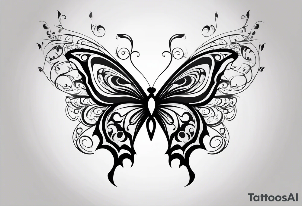 Butterfly tattoo idea