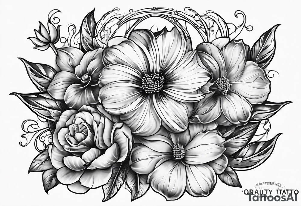 Muscular old honey nadger tattoo idea