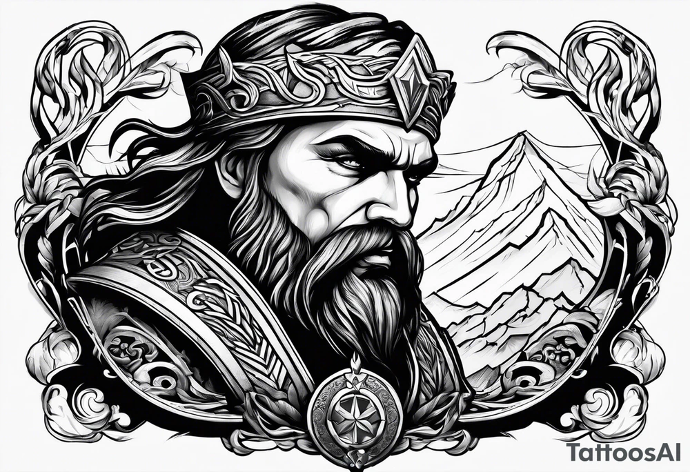 VICTORY OR VALHALLA tattoo idea