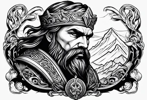 VICTORY OR VALHALLA tattoo idea
