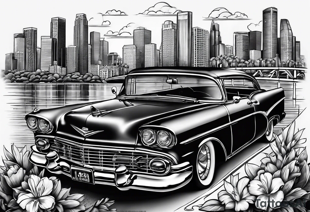 city of los angeles tattoo idea