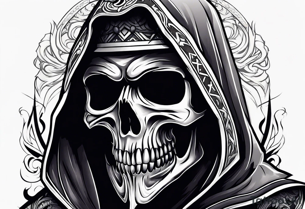 grim reaper tattoo idea