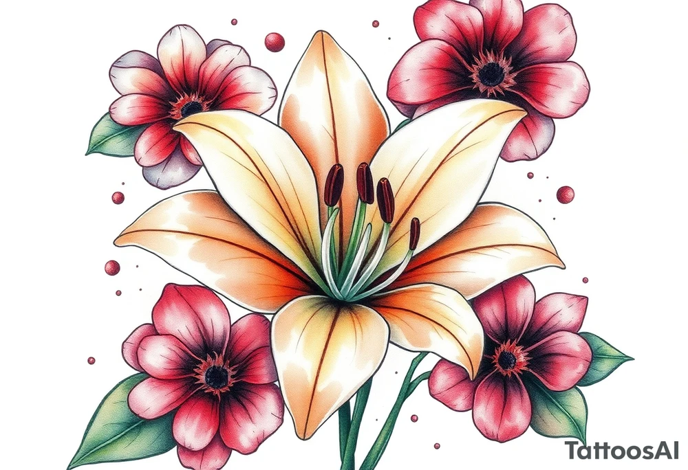 Lilly of the vally tattoo idea