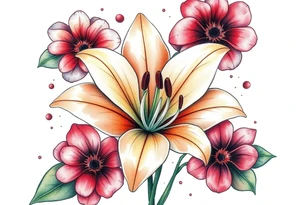 Lilly of the vally tattoo idea
