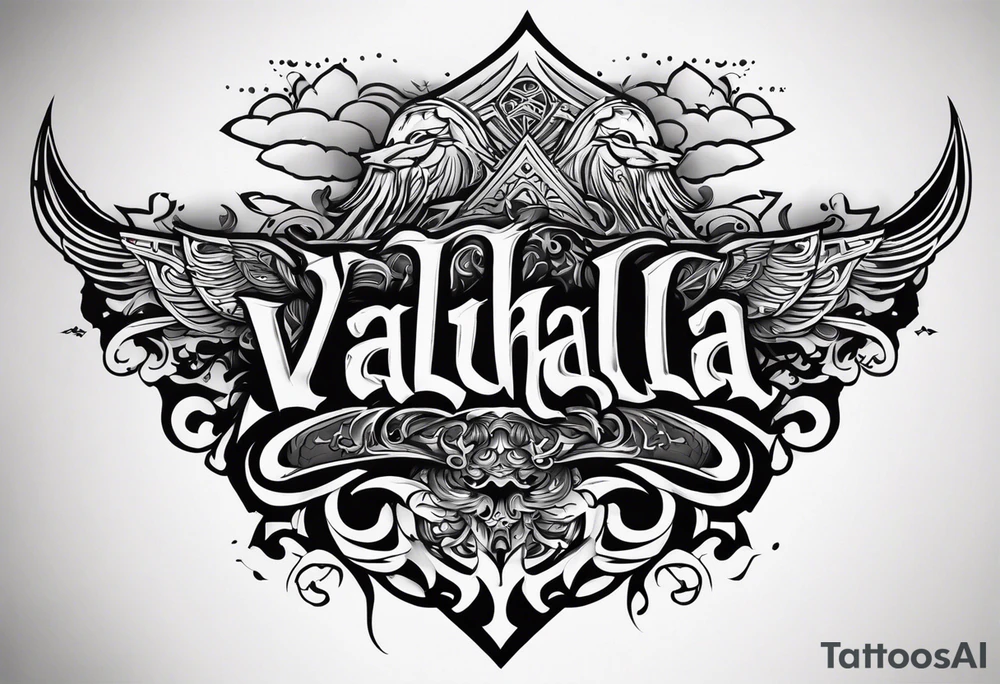 Valhalla mist tattoo idea