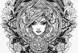 Cosmic tattoo idea