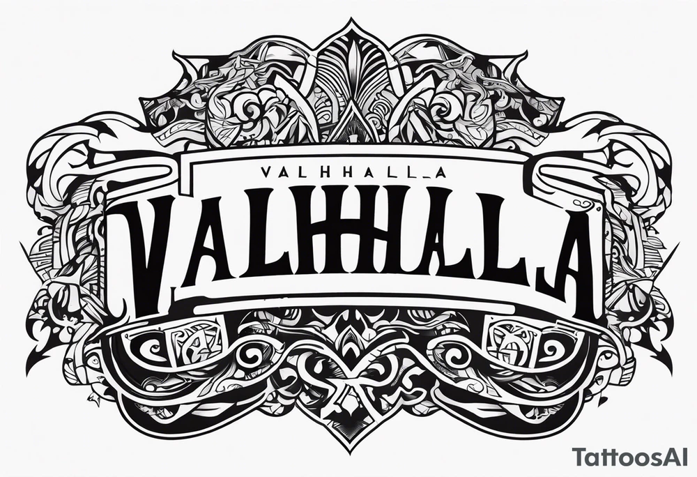 Valhalla tattoo idea