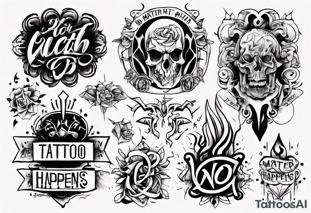 No Matter What Happens... tattoo idea