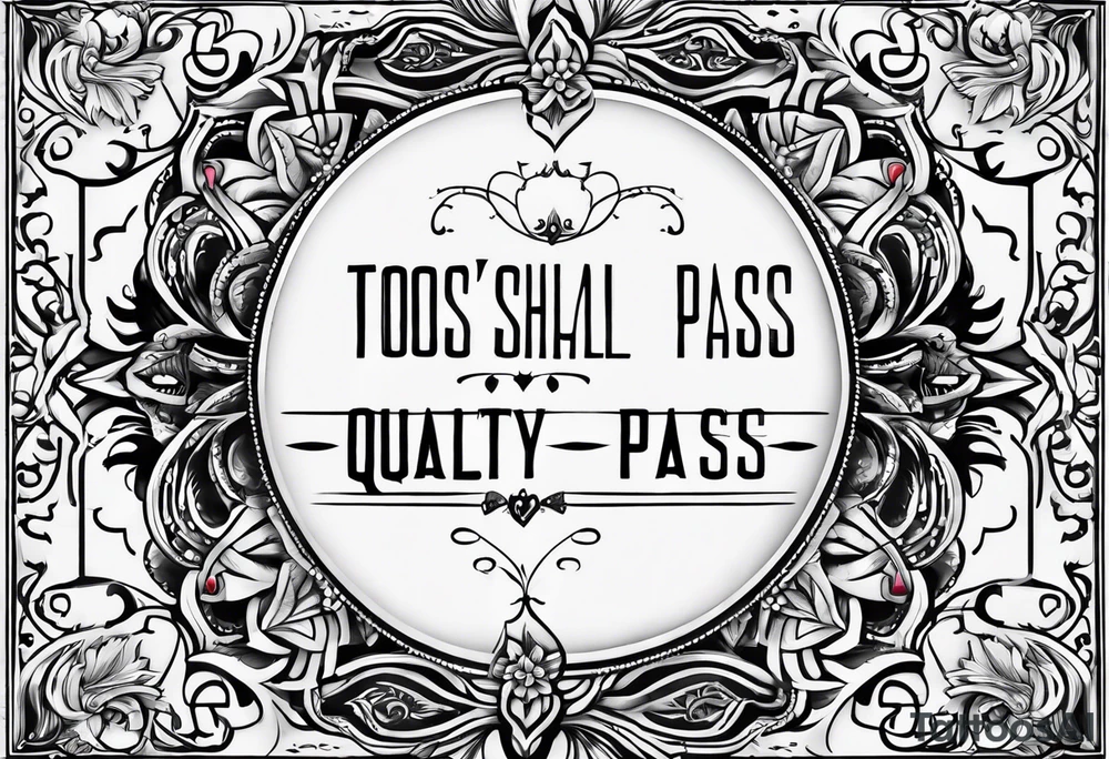 This too shall pass written tattoo idea
