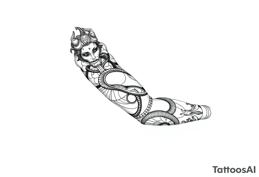 Gorgon tattoo idea