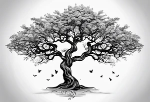 Byte tree for forearm tattoo idea