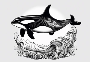 Orca tattoo idea