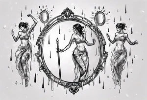 Mirror dancing in the rain tattoo idea