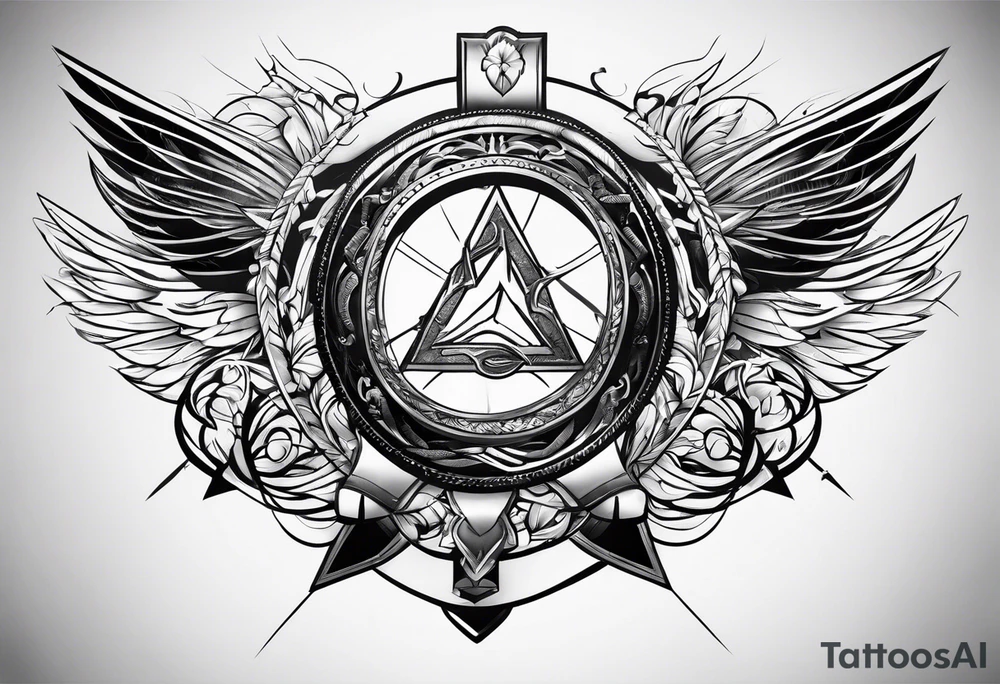 trinity know
arrow
family names tattoo idea