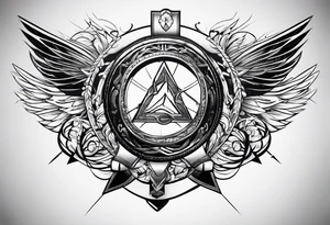trinity know
arrow
family names tattoo idea