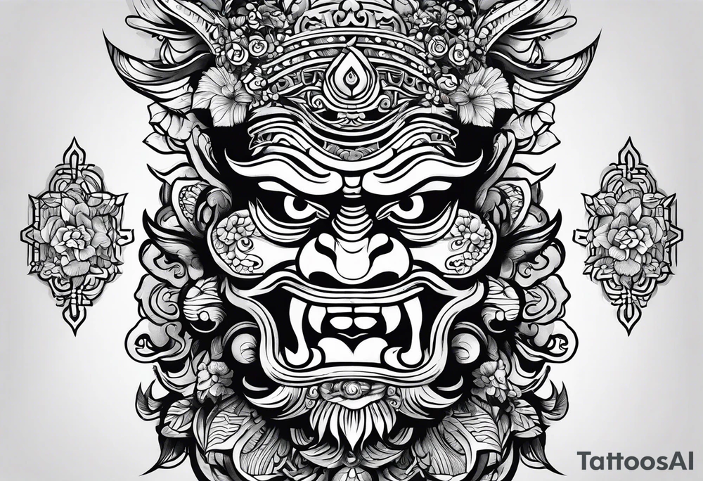 Vietnamese traditional tattoo idea