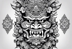 Vietnamese traditional tattoo idea