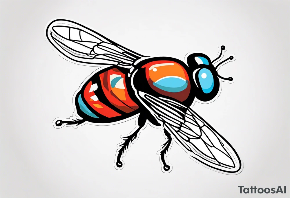 fly tattoo idea
