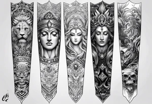 Own god forearm tattoo idea