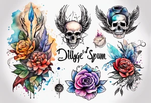 Dilige te ipsum tattoo idea